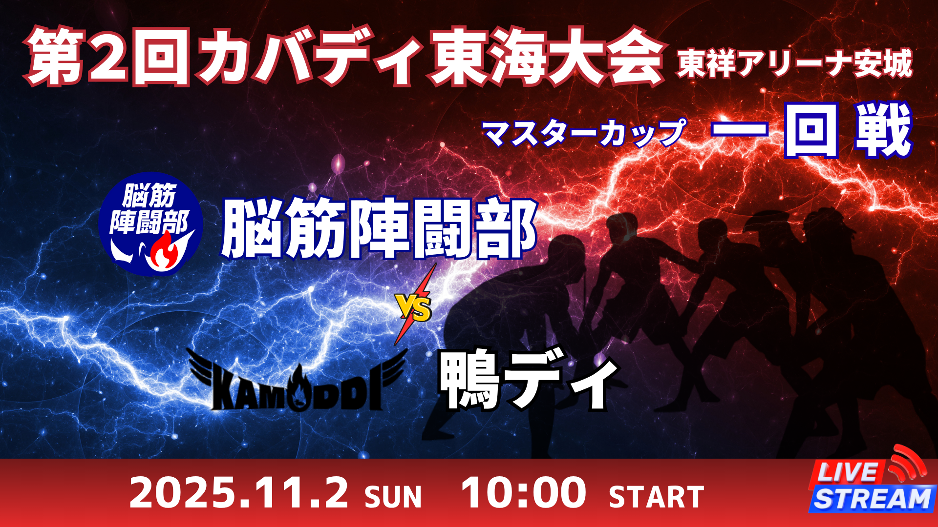 脳筋陣闘部 vs 鴨ディ