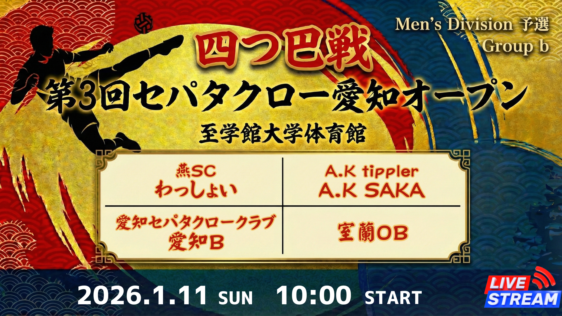 Men's Division 予選 Group b